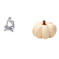 thumbnail image 1 of Figura de lector abstracto, juego de almohada de calabaza de Halloween, estatua decorativa de resina de peluche, artesanías, decoración del hogar, ade, 1 of 8