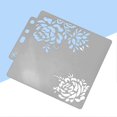thumbnail image 3 of Drawing Stencil Assorted Patterns Hollow Out Art Painting Template for Craft Scrapbooking DIY Cake Decor (S03), 3 of 3