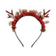 thumbnail image 3 of Xihbxyly Diadema de Reno Navideña, Pinza para El Pelo con Astas Festivas, Diseño Único Hecho a Mano, Cómoda y Ligera, Accesorio para Fiestas Navideñas, Ideal para Reuniones Familiares, Tamaño 30 X 20, 3 of 3