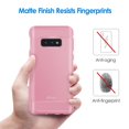 thumbnail image 4 of JETech Slim Fit Case for Samsung Galaxy S10e, Thin Phone Cover with Shock-Absorption and Carbon Fiber Design (Pink), 4 of 7