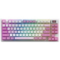 thumbnail image 2 of Teclado Gamer Mecanico MSI FORGE GK600 TKL WIRELESS VIOLET Switch Violeta Inalambrico USB 2.4 GHz + BT Tamaño 80% Blanco/Rosa FORGE GK600 TKL W VIOLET US, 2 of 5