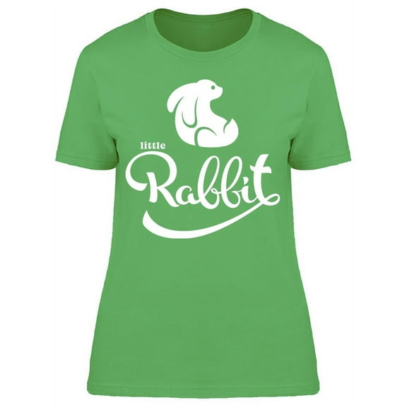 Little Rabbit Silhouette T-Shirt Women -Image by Shutterstock, Female Large