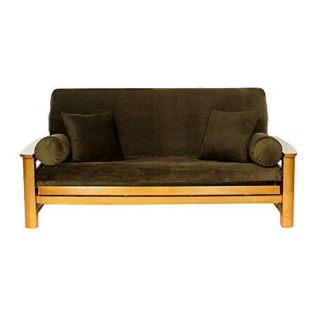 Damask Olive Futon Cover Royal Heritage Home LLC (FC) OLIVETWISTF Olive Twist Lifestyle Covers Full Size Futon Cover, Deep Sage Olive Green ()