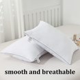 thumbnail image 3 of King Pillows Set of 2 Easy Care King Size Pillows Cooling King Pillow Side Sleeping Bed Pillows 20x36inch, 3 of 8