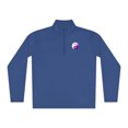 thumbnail image 2 of Yin-Yang - Purple - Unisex Quarter-Zip Pullover, 2 of 4