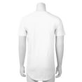 thumbnail image 2 of Allsense Men's Lightweight Color Longline Modern Fit T-Shirt Short Sleeve White 2XL, 2 of 3