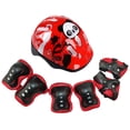 thumbnail image 2 of 7PCS Protective Gear Set Including Helmet Elbow Supports Knee Pads Hand Guards for Children, 2 of 4