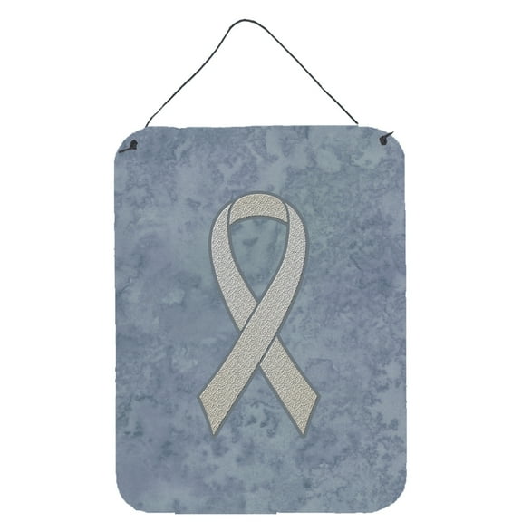 Clear Ribbon for Lung Cancer Awareness Wall or Door Hanging Prints