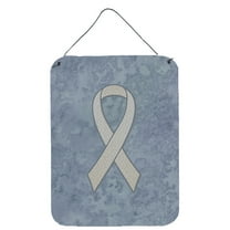 Clear Ribbon for Lung Cancer Awareness Wall or Door Hanging Prints