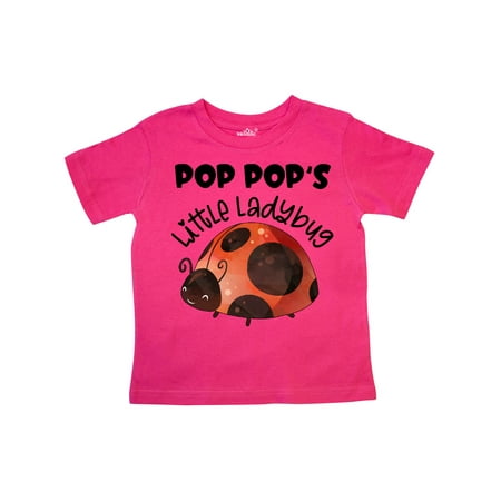 

Inktastic Pop Pop s Little Ladybug Gift Toddler Boy or Toddler Girl T-Shirt