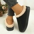 thumbnail image 6 of Leozcaa Women's Slippers Fuzzy Cozy Short Ankle Shoes Indoor and Outdoor Mules Warm House Slippers, 6 of 8