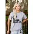 thumbnail image 3 of Day Drunk Good Sir Alcohol Drinking Unisex Plus Size Graphic Tee Brisco Brands 3X, 3 of 6