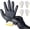 Large-10mil, variant on BBQ Gloves Disposable Heat Resistant - 4 Reusable Cotton Liners & 100 Nitrile Gloves for Barbecue Smoker, Grilling, Cooking Hot Meat, Food Prep - 5Mil, Non-Slip Grip, Black X-Large