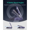 thumbnail image 6 of ESR Case Compatible with iPad Air 13" M4/M3/M2 (2026-2024), Removable Magnetic Cover, 9-Angle Adjustable Stand, Shift Series, Black, 6 of 8