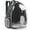 BUBBLE-BK, variant on Cat Backpack Carriers, Dog Backpack, Pet Backpack for Small Cats Puppies Dogs Bunny, Airline-Approved Ventilate Transparent Bubble Backpack for Travel and Outdoor(Black)