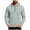 Light Gray, variant on Nwiuh Men's Retro Quarter Zip Pullover Casual Cable Knitted Quilted Sweatshirt Textured Stand Collar Long Sleeve Sweater Navy for Size S