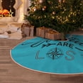 thumbnail image 5 of Sikiie Not All Who Wander Design Nativity Christmas Tree Skirt, Jesus Christian Winter Holiday Tree Mat Decoration(30-48IN)30", 5 of 6