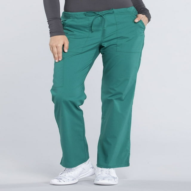 CHOK Workwear Professionals Women‘s Scrubs Pant Mid Rise Straight Leg Drawstring WW160