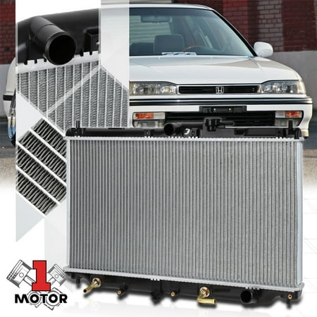 92 93 Honda Accord Radiator - Aluminum Core Radiator OE Replacement for 90-96 Honda Accord/Prelude Auto dpi-19 91 92 93 94 95