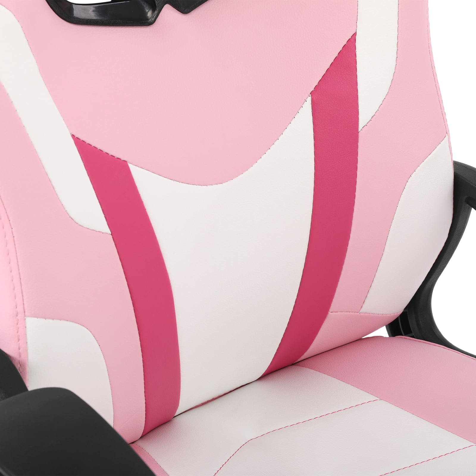 Swivel Gaming Chair for Boys Girls Kids Activity Chair High Back Ergonomic Racing Computer Chair, Height Adjustable, Pink