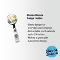 thumbnail image 2 of Music Notes Musical Musician Retractable Reel ID Badge Key Card Name Tag Holder with Clip, 2 of 7