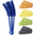thumbnail image 1 of Cepillo de limpieza de persianas con 5 fundas de microfibra - Herramientas de limpieza de persianas para persianas de aire acondicionado TUNC Sencillez, 1 of 4
