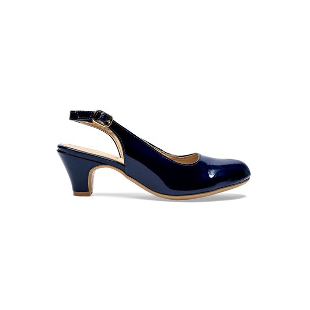 Zapatillas Exterior Sintético Color Marino De Charol Para Mujer De RBCOLLECTION