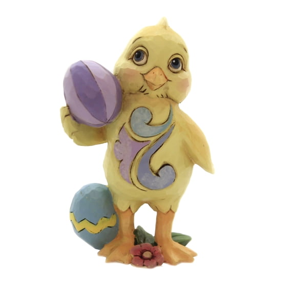 Jim Shore Mini Chick With Easter Egg Polyresin Hand Painted 6006229