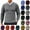 Wine, variant on UVEASISHA Men's Crew Neck Sweater Slim Fit Lightweight Knitted Cotton Pullover Tops Soft Comfy Ribbed Knit Sweaters Fall Long Sleeve Casual Jumpers Today Sales Navy M