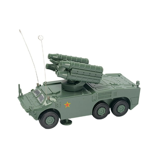 Kits de modelos de vehículos a escala 1/72 Adorno Miniatura Coche Juguete Camión de transporte Juguete para Verde