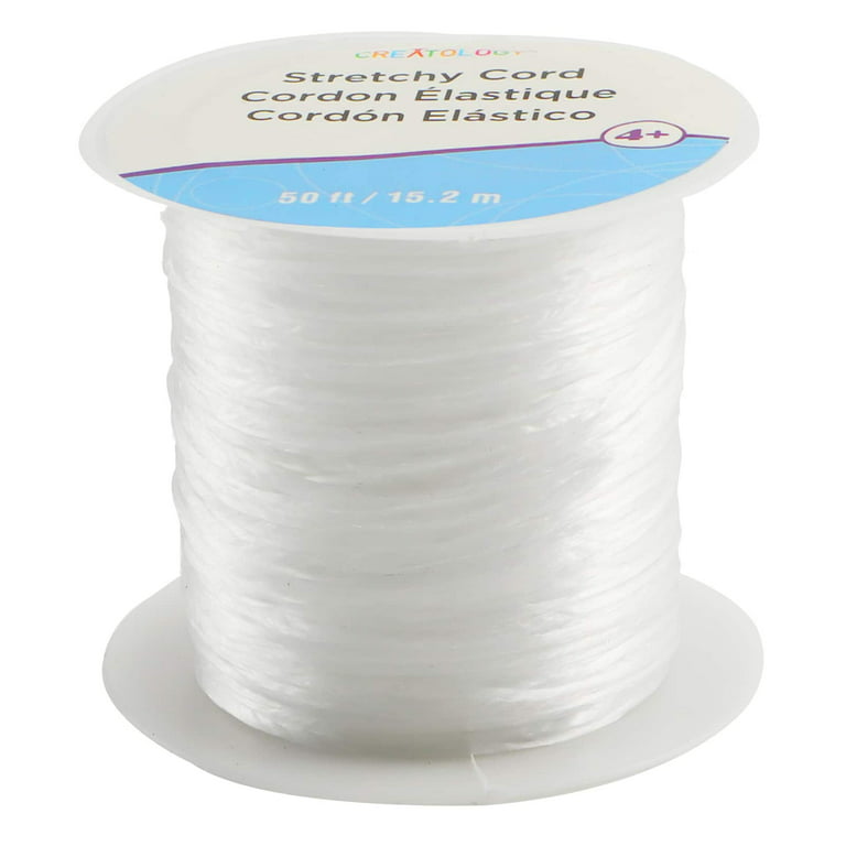 12 Pack: White Stretchy Cord by Creatology™