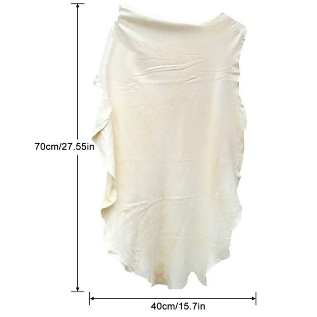 Car Chamois Drying Towel Cleaning Cloth For Car Car Chamois Drying Towel Natural Chamois Cloth For Car Super Absorbent Cleaning Cloth For Car Motorcycle Kitchen Bathroom