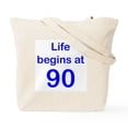 thumbnail image 2 of CafePress - 90Th Birthday Tote Bag - Unisex Canvas Tote Bag, Beige, 1-Piece, 2 of 9