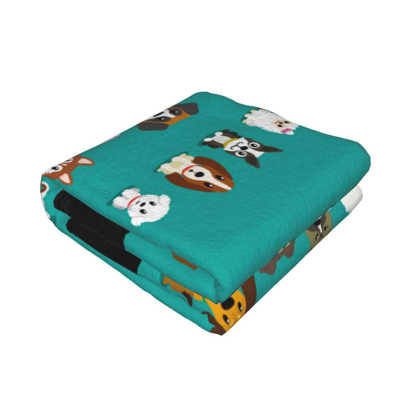 Throw Blanket for Couch - Cartoon Dogs Soft Comfy Lightweight Cozy Warm Throw Blanket, Fuzzy Plush Flannel Blanket & Throws for Sofa and Bed All Season