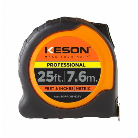 

Keson Metric and SAE Tape Measure PGPRO18M25V