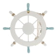 thumbnail image 4 of Volante decorativo de madera para barco, barco, náutico, blanco, 4 of 6