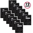 thumbnail image 1 of Mead Composition Books, Notebooks, College Ruled Paper, 100 Sheets, Comp Book, Black Marble, 12 Pack (72938), 1 of 1