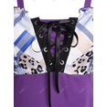 thumbnail image 4 of Tallas de tela escocesa de leopardo de talla grande t shirt Rosegal Mangas largas de talla grande, 4 of 5