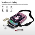 thumbnail image 7 of HELLHERO Women Crossbody Bag for Adult Outdoor Holiday Travel Axolotl Cherry Blossoms Cross Body Purse Double Layer, 7 of 7
