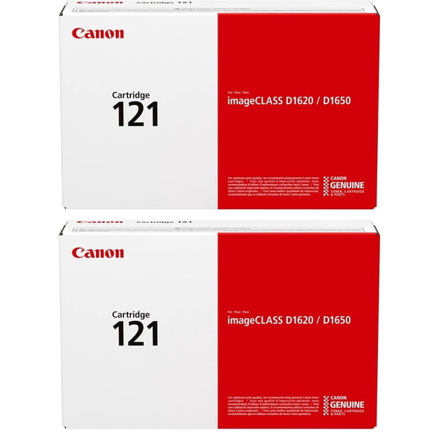 Cartucho de tóner negro Canon CRG-121, paquete de 2