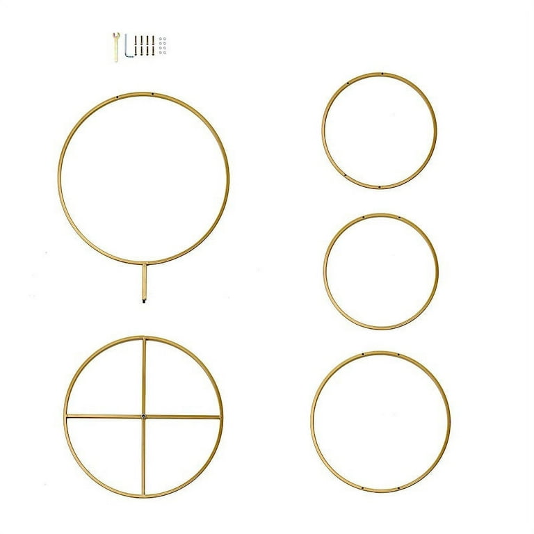 Gold cheap metal hoop