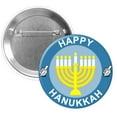 thumbnail image 2 of Angel Buttons 2.25 inch magnet bar-back button Hanukkah, 2 of 3