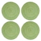 thumbnail image 1 of Weave Mat Almohadillas calientes redondas para agarraderas de hilo de cocina para platos calientes/olla/tazón/olla caliente (paquete de 4), 1 of 5