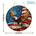 thumbnail image 3 of YOHAVEN American Bald Eagle Acrylic Sunlight Catcher, Outdoor Indoor Decorative Hanging Ornament for Window Garden Balcony, Unique Patriotic Art Decor Gift, 3 of 5