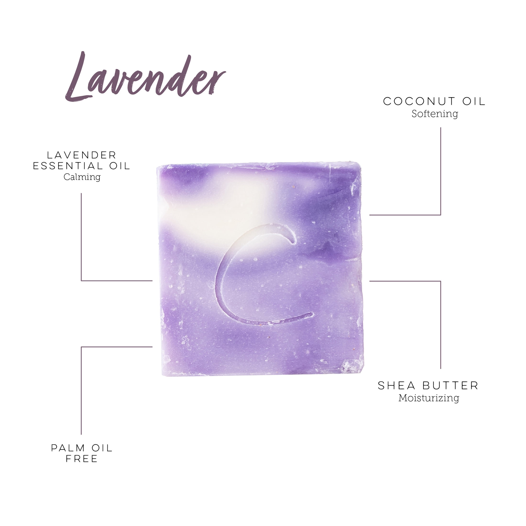 Cosset Lavender Cold Process Soap Bar for Adults, 5 oz
