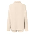 thumbnail image 7 of Womens Short Sets Two Piece Outfits Sets Button Down Shirt Top and Shorts Women Summer Outfits Womens Outfits, 7 of 7