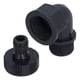 thumbnail image 5 of Adaptador de manguera, juego de 2 conectores de codo Conector de manguera duradero Conector de codo Instalación sin esfuerzo, 5 of 12