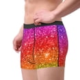 thumbnail image 4 of Kll Colorful Glitter Men'S Cotton Boxer Briefs Underwear-X-Large, 4 of 9