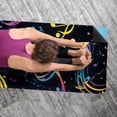 thumbnail image 5 of Musical Note Yoga Mat Towel, Storage Bag, 72.8"x26.8" - Suitable for Yoga, Pilates, Fitness, Gym - Yoga Blankets and Gym Towel Included, 5 of 6