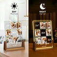 thumbnail image 5 of Personalized Mom Gifts Wooden Picture Frame LED Night Light, Best Mom Ever Gifts Mother Day Birthday Gift for Mom From Daughter Son, Custom Acrylic Plaque with Photo, Sentimental Gifts for Mum, 5 of 8